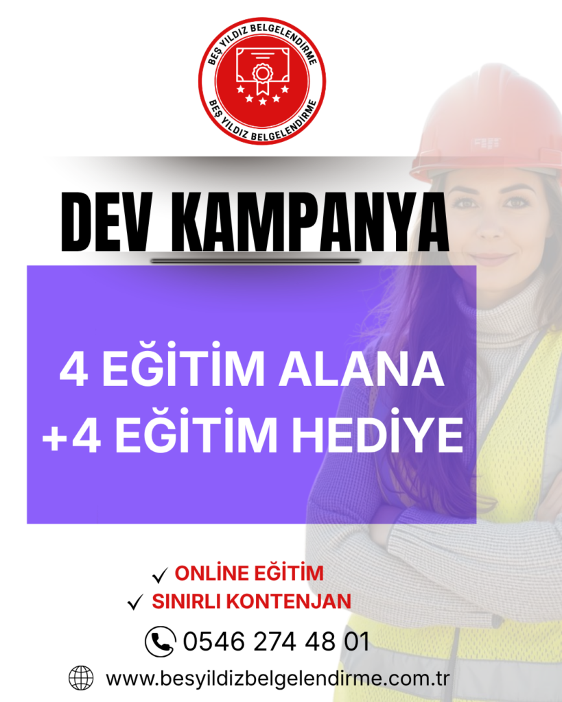 DEV KAMPANYA / 4  EĞİTİM ALANA + 4  EĞİTİM  HEDİYE