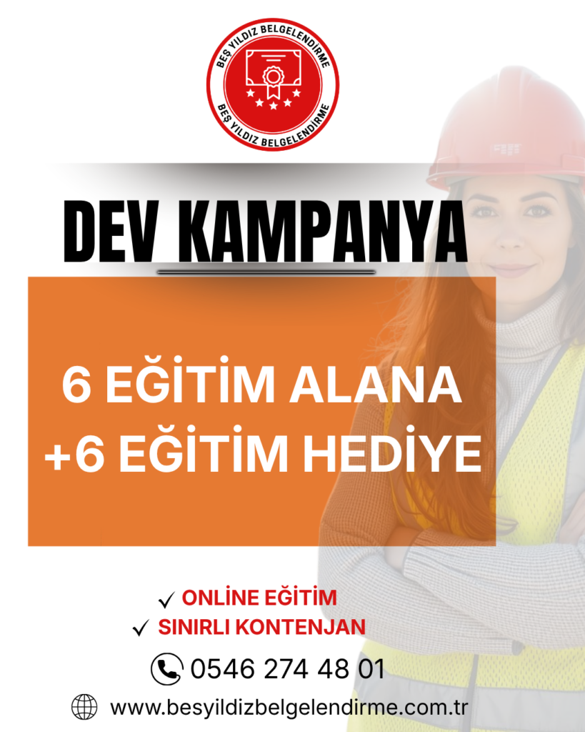 DEV KAMPANYA / 6  EĞİTİM ALANA + 6 EĞİTİM  HEDİYE